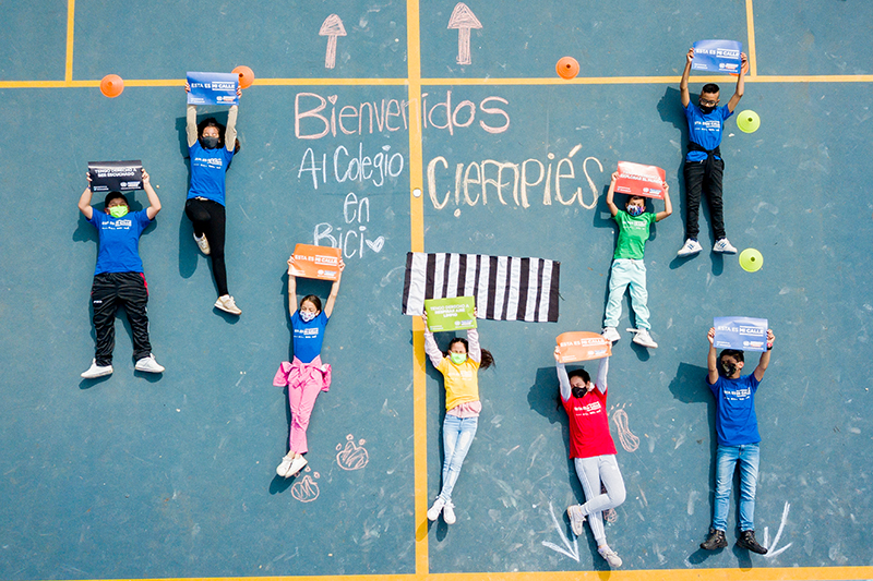 School street interventions launched in Bogota with support of FIA Foundation