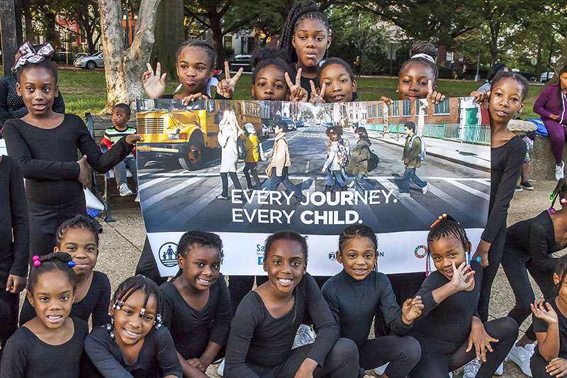 Walk to School Day kicks off US ‘Vision Zero for Kids’