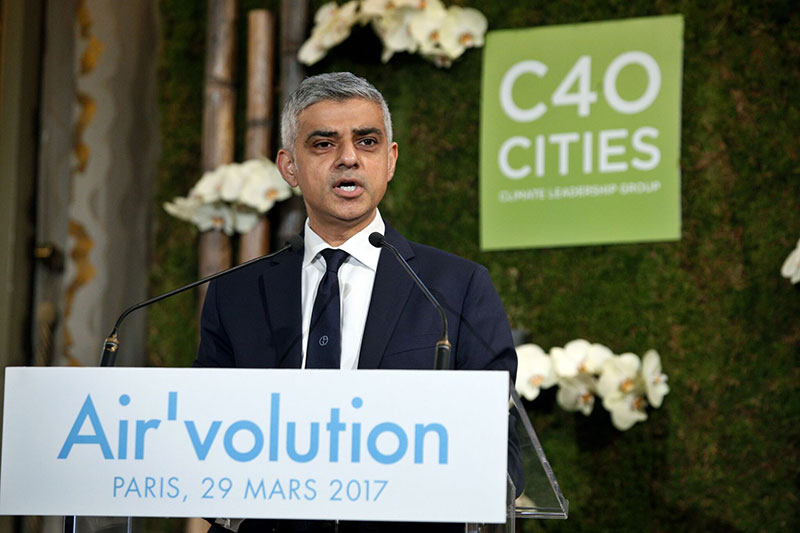 Sadiq Khan: “Toxic air in London and other big cities is an outrage’.