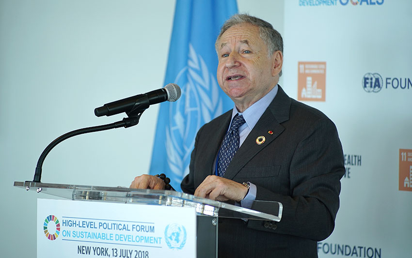 UN Special Envoy Jean Todt urges support for the new UN Road Safety Trust Fund as an essential element in delivering safe urban streets.