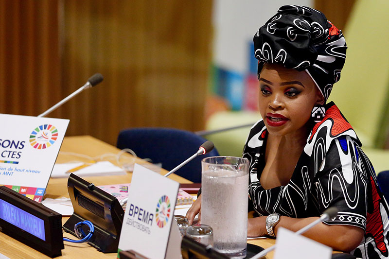 Global Ambassador Zoleka Mandela demands leadership on NCDs & urban health at UN General Assembly