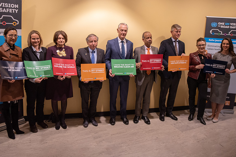UN leaders support the This is My Street campaign.