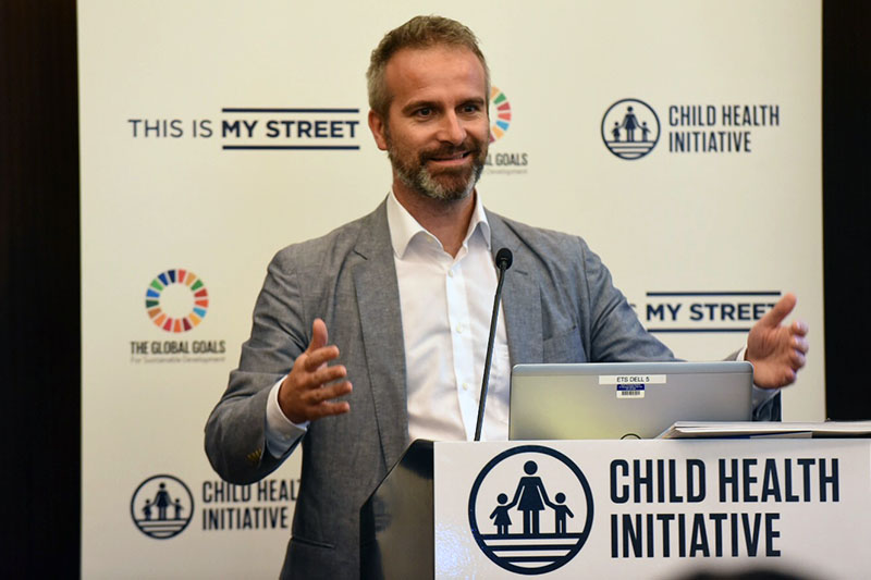 UNICEF’s Jens Aerts showed how UNICEF is helping urban design policymakers improve children’s education, environment, and health.