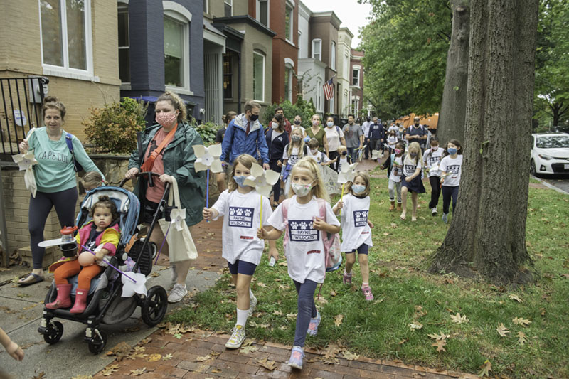 US Walk to School Day connects pupils and leaders worldwide