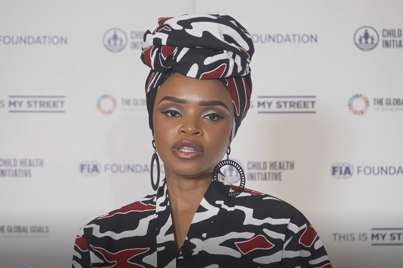 Zoleka Mandela Child Health Initiative global ambassador urged leaders to respond to the demands set out in the Streets for Life campaign this year, to deliver low-speed livable streets and cities as a priority. 