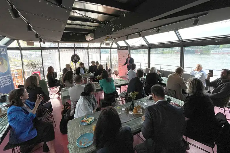 The Child Health Initative hosted a networking event ahead of the summit.