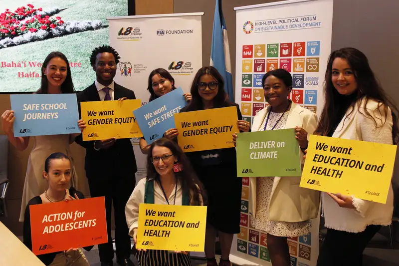 Young people from around the world demand action from policymakers.