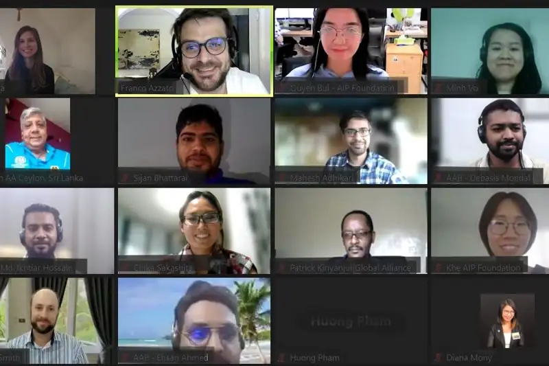 Clubs from across Region II joined the training.