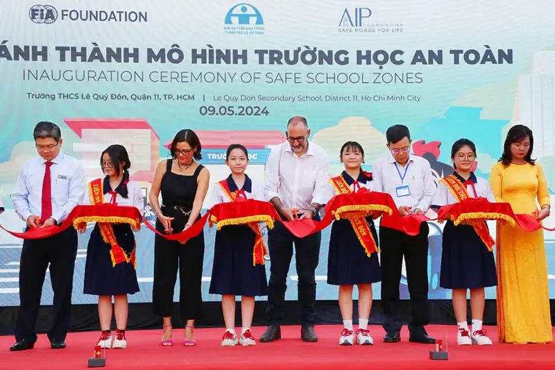 Ho Chi Minh City was the first to implement Vietnam’s Safe School Zones Guide.