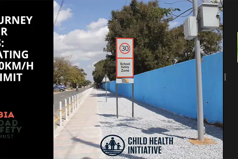 Low speeds below 30km/h were a focus of the two presentations from EASST and Zambia Road Safety Trust.